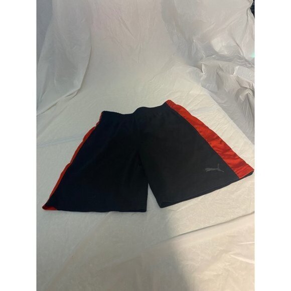 Puma Boys Shorts Size US 7 CA 7 Black and Red - Picture 2 of 13